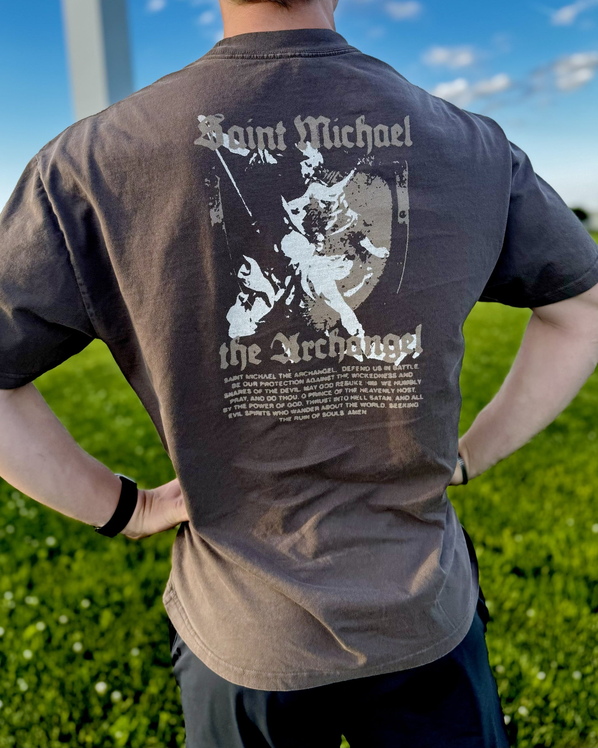 Saint Michael Oversized Tee – Saint Blaze