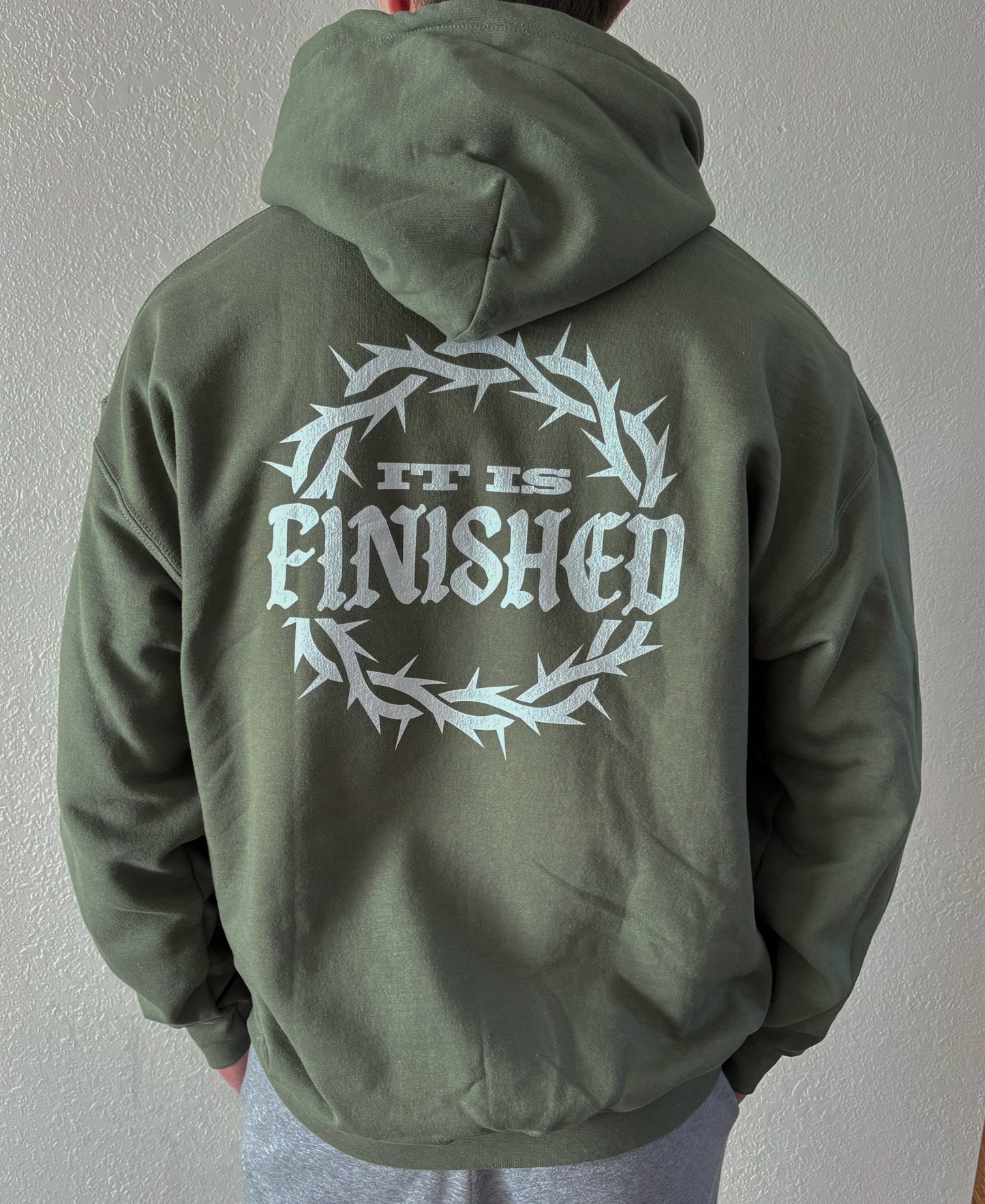 "It Is Finished" Hooded Sweatshirt