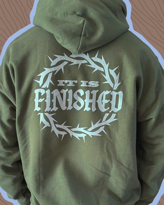 "It Is Finished" Hooded Sweatshirt